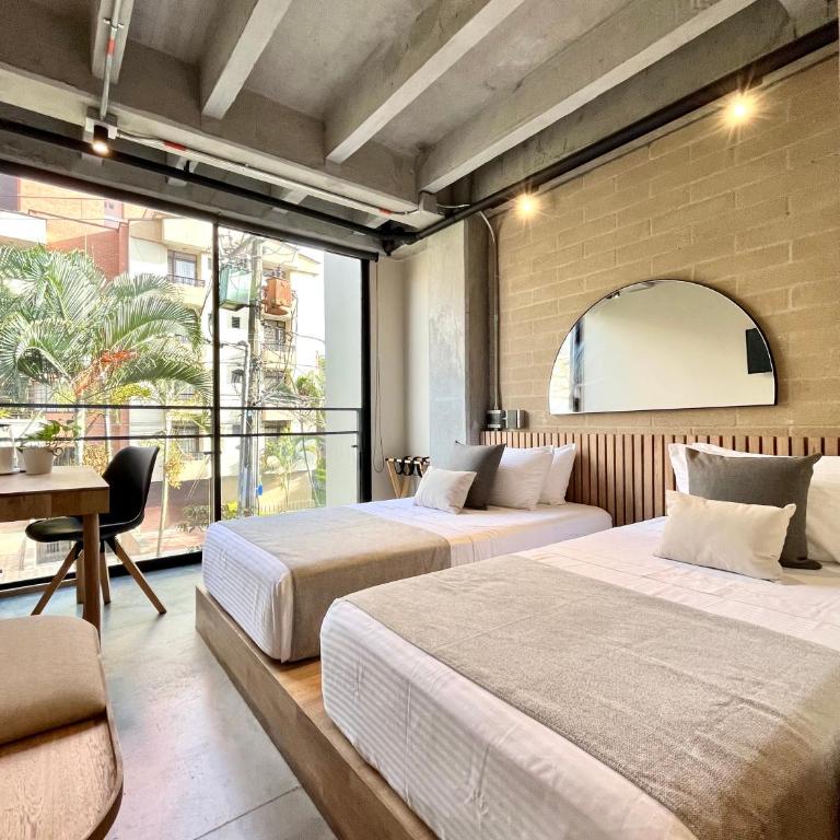 beminimal parques - Habitación Doble con baño privado - 3