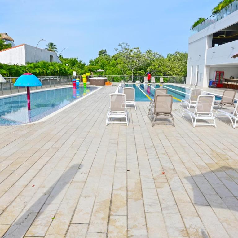 Apartamento en Santa Marta con Playa Privada - Apartamento de 3 dormitorios - 53