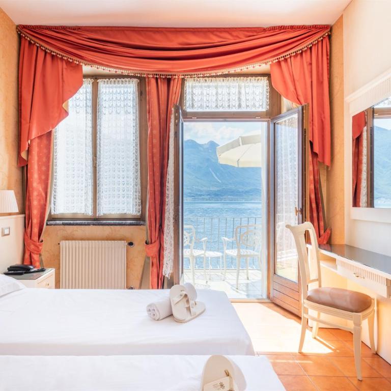Hotel Le Palme - Camera Matrimoniale con Balcone e Vista Lago - 1