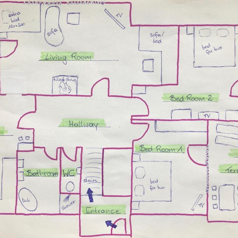 Ferienwohnung Appartement Am Schilf XL - Apartment mit 2 Schlafzimmern - 41