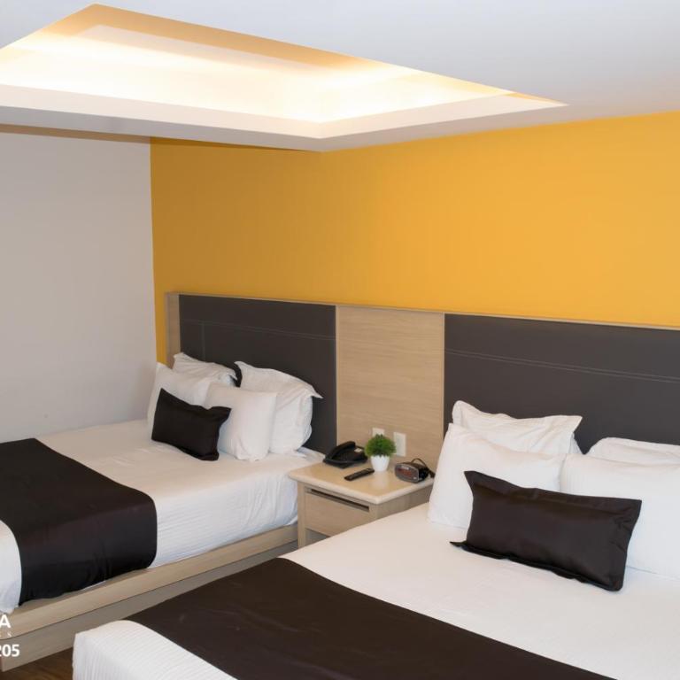 Plaza Poblana - Habitación Doble Executive con 2 camas dobles - 1