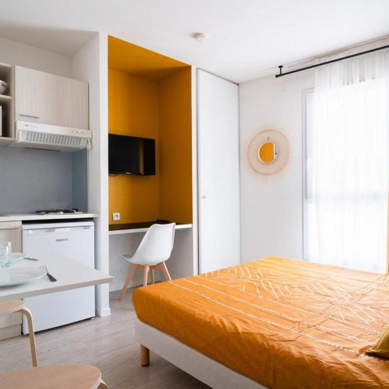 Joli studio, clim proche gare et centre ville - Apartment mit 1 Schlafzimmer - 1
