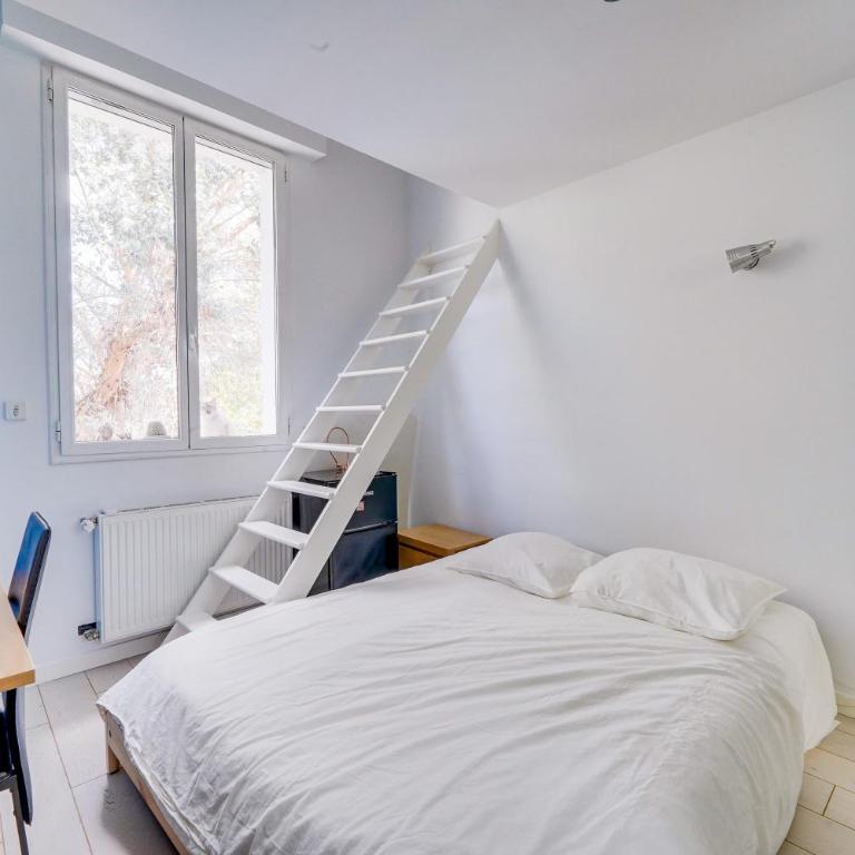 Bordeaux centre, Appartement privatif et chambres privées, piscine, parking - Chambre Double ou Lits Jumeaux Économique - 4