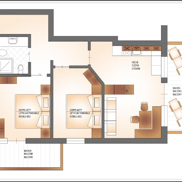 Residence Pfeifhofer - Appartamento con 2 Camere da Letto - 4