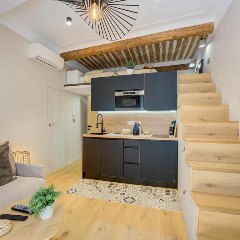 Duplex Studio Apt Mezzanine near Shops & Cafes - Appartement 1 Chambre - 2