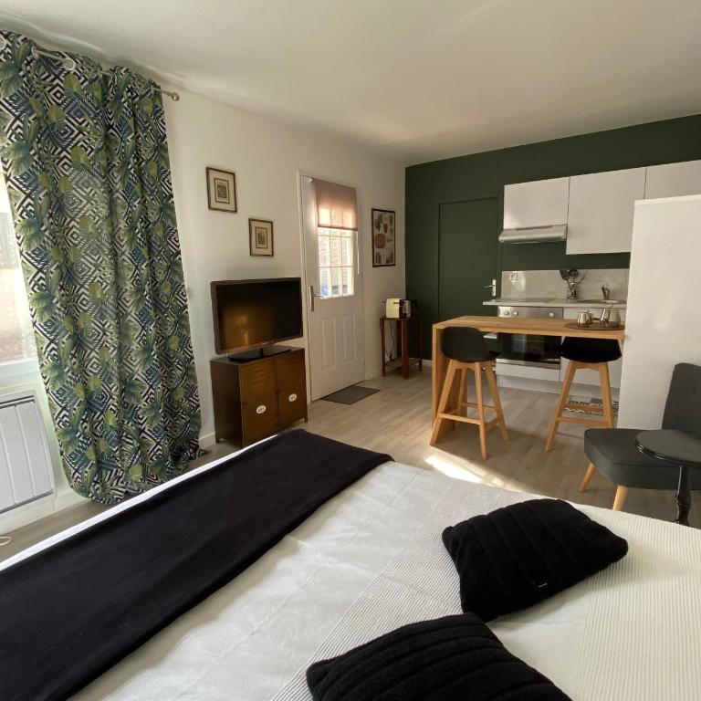 Studio climatisé dans un ancien domaine viticole - Studio-Apartment - 1