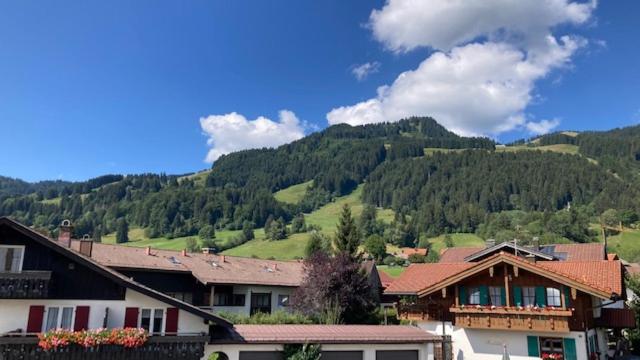 Apartment Klein & Fein mit Hallenbad und Sauna in Bolsterlang - Apartment mit Blick auf die Berge - 10