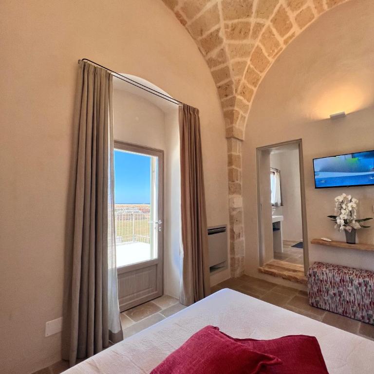 Masseria Ostuni Mare Agri Resort - Camera Matrimoniale Deluxe con Balcone e Vista Mare - 3