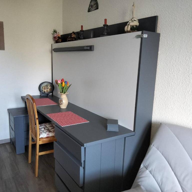 Studio prestige 4 pers, skis aux pieds, cheminée, balcon, sans animaux, wifi libre - FR-1-322-441 - Apartamento (4 adultos) - 3
