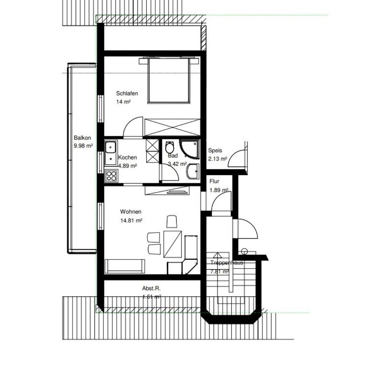 Haus Wippler - Apartment mit 1 Schlafzimmer - 14