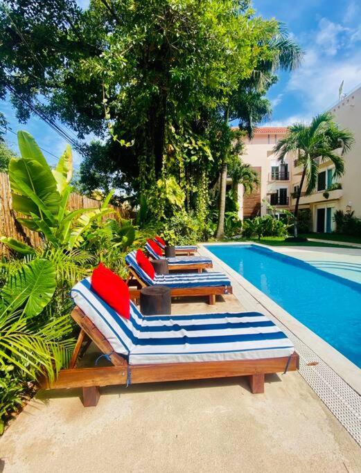 Departamento en el centro de Playa del Carmen excelente ubicación internet fibra óptica - Apartamento de 2 dormitorios - 23