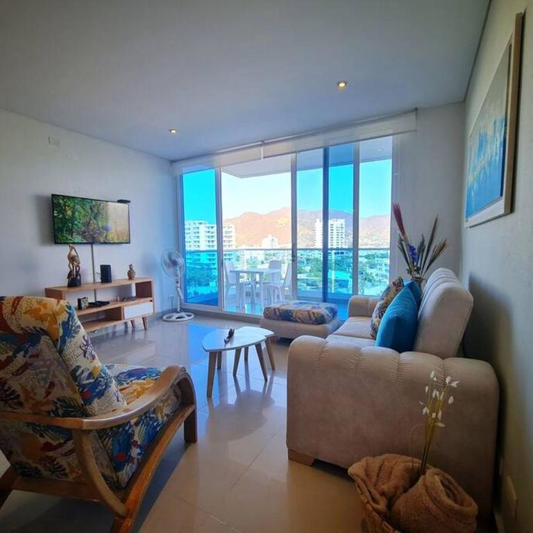 Acogedor Apartamento Familiar en Santa Marta - Apartamento de 2 dormitorios - 23