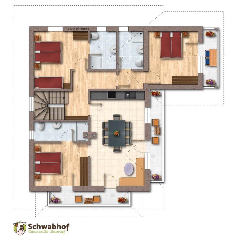 Ferienwohnungen Schwabhof - Apartamento (6-8 adultos) - 11