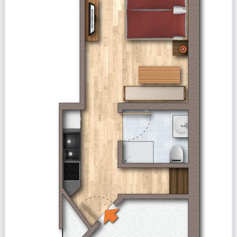 Appartments Das Franzal - One-Bedroom Apartment - 7