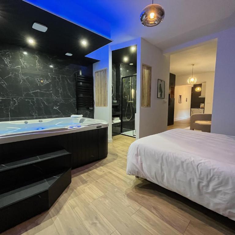 CK Suite & Spa - Jacuzzi Privatif - Reims - Apartamento de 1 dormitorio - 28
