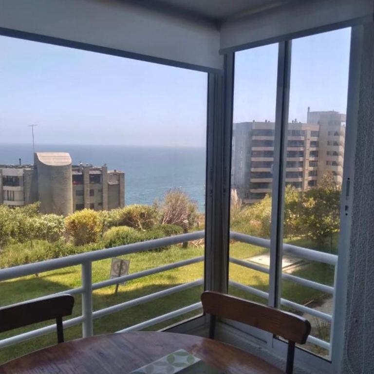 Arriendo Departamento, vista al mar, frente playa de Cochoa, Reñaca - One-Bedroom Apartment - 5
