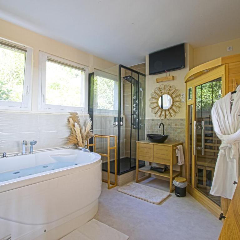 Le Boudoir de Fanny - Sauna/Balnéo/ciné/Hamacs - Apartment mit 1 Schlafzimmer - 9