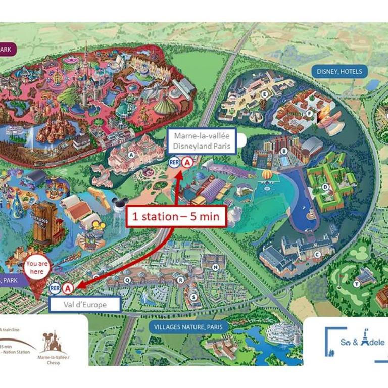 Studio Emotion 4P - Train station 200m - Disneyland Paris 5 min - Monolocale Deluxe - 11