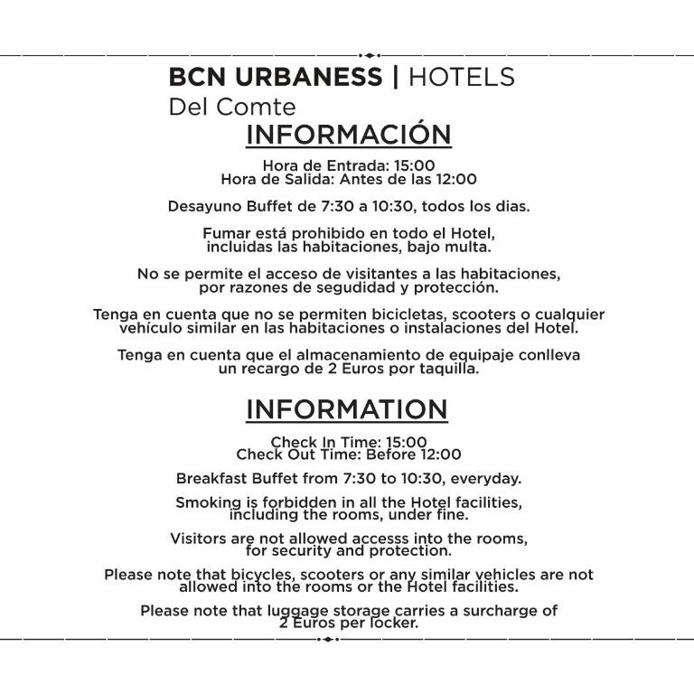BCN Urbaness Hotels Del Comte - Double Room with Extra Bed - 4
