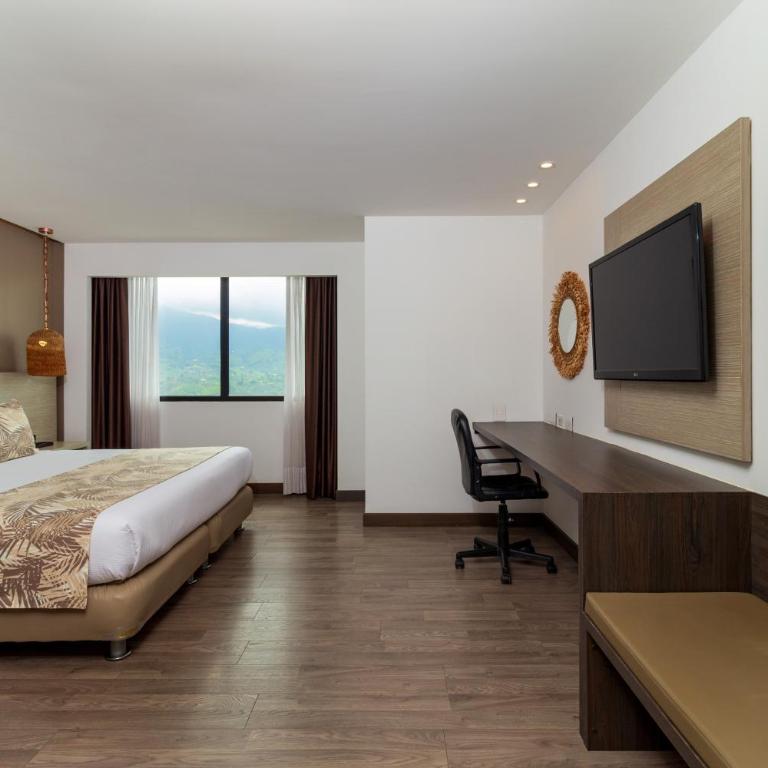 Hotel Mocawa Plaza Armenia - Habitación Doble con vistas a la montaña - 4