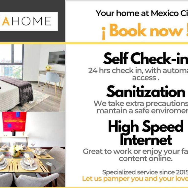 Kahlo MaiaHome- Beautiful Apartment steps from Condesa - 4 Beds - Parking - Two-Bedroom Apartment - 12