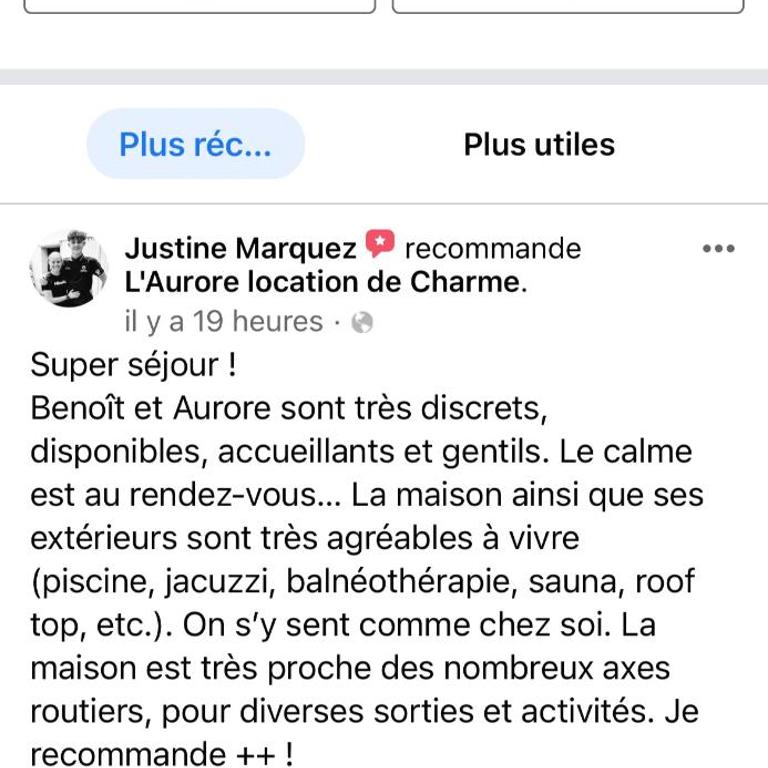 L'Aurore Love Room de prestige jacuzzi sauna piscine chauffée cuisine - Maison 1 Chambre - 38