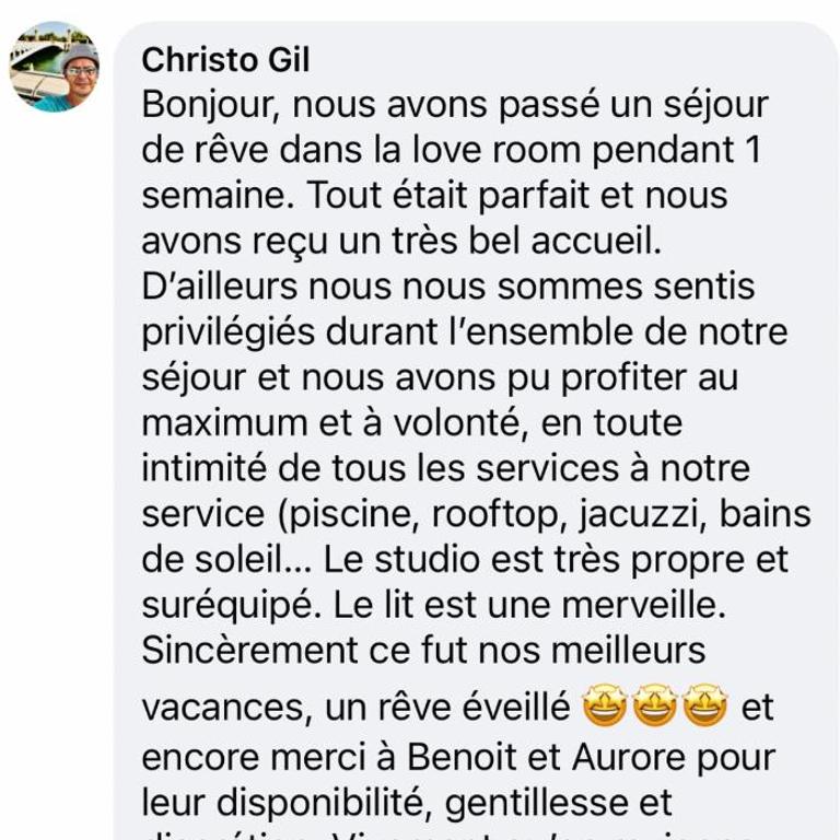 L'Aurore Love Room de prestige jacuzzi sauna piscine chauffée cuisine - Maison 1 Chambre - 39