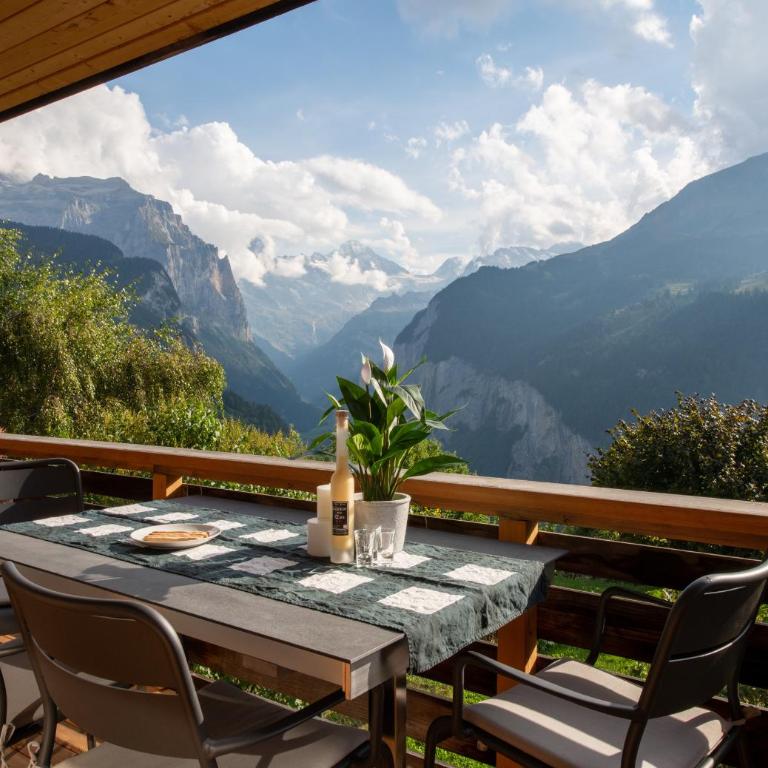 Chalet Iris - Apartment mit Blick auf die Berge - 7