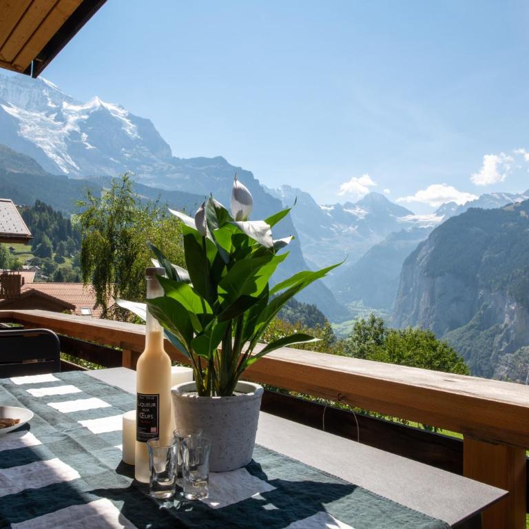 Chalet Iris - Apartment mit Blick auf die Berge - 21