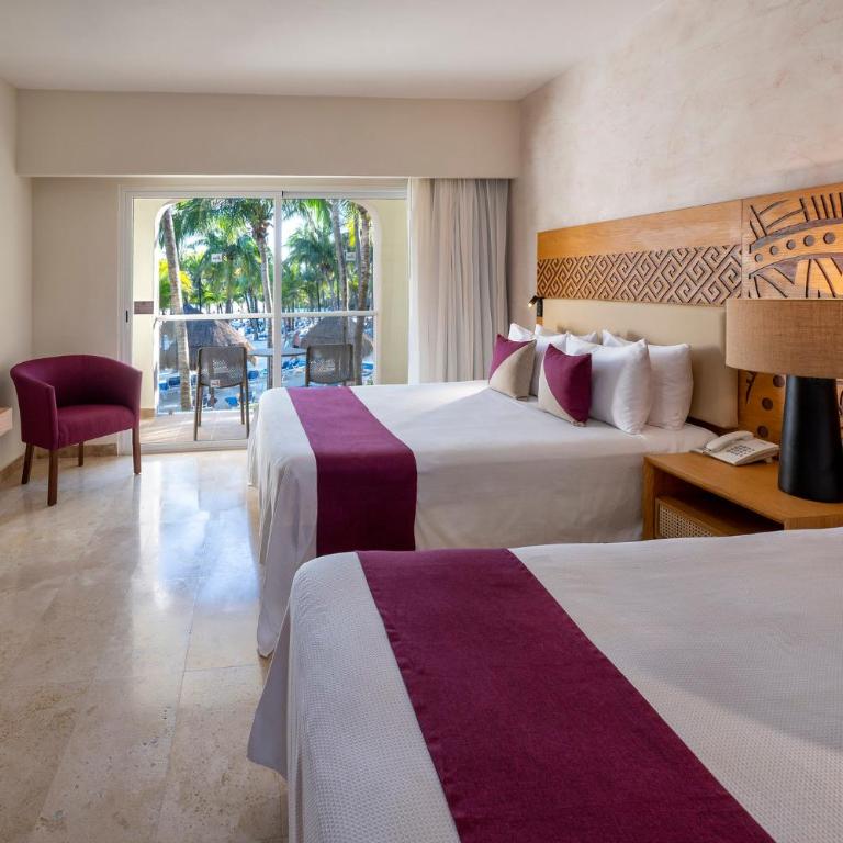 Viva Azteca by Wyndham, A Trademark All Inclusive Resort - Superior Queen Room with Ocean View and Two Queen Beds, Non-Smoking - 3