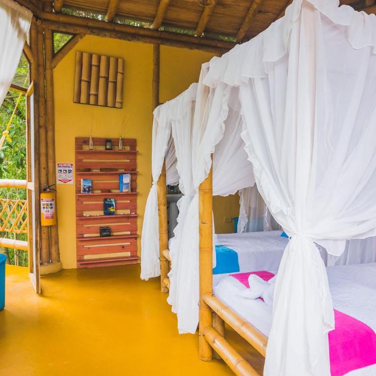 Minca Ecohabs Hotel - Habitación Doble - 2 camas - 4
