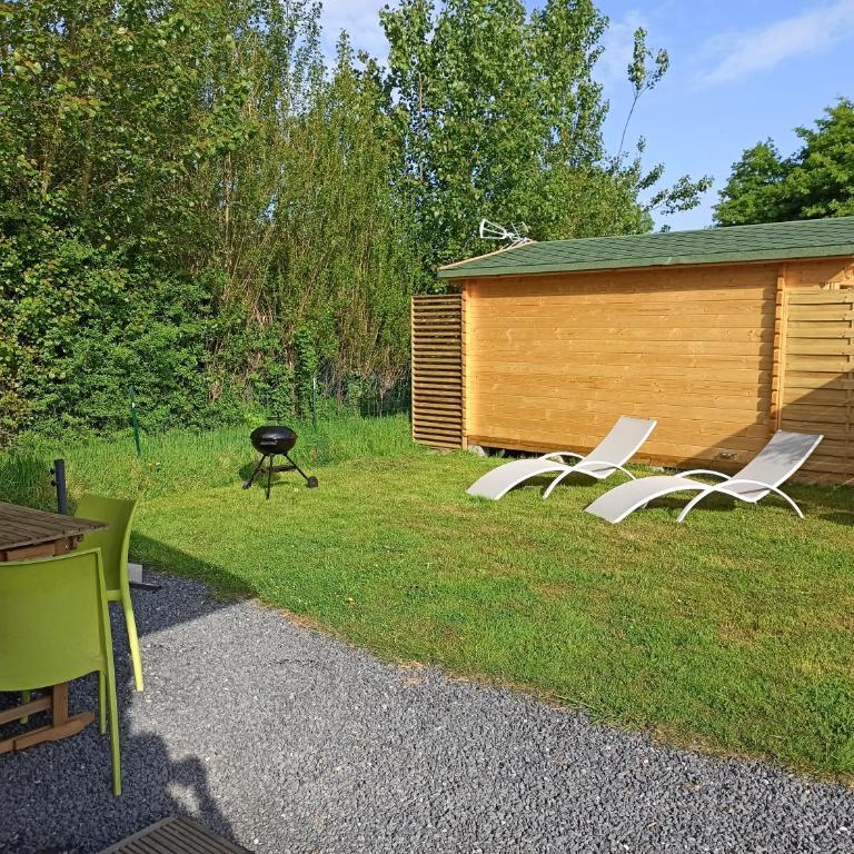 Gîte Les Chalets du Fliers à Verton Meublés de tourisme classés 2 étoiles - Casa - 14