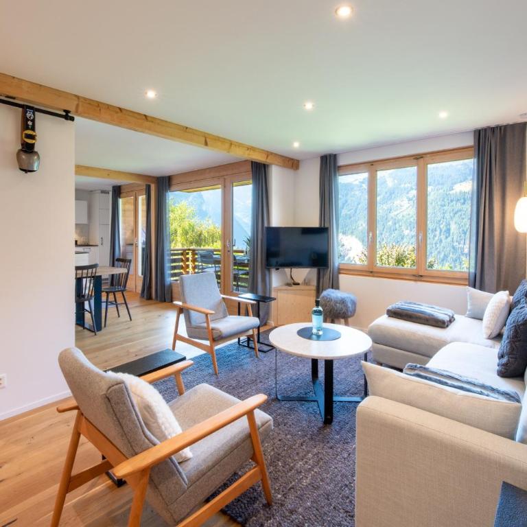 Chalet Iris - Apartment mit Blick auf die Berge - 36