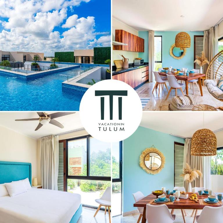 Tulum PROMO 2BR with Rooftop Pool, Gym and FREE BIKES - Apartamento de 2 dormitorios - 2