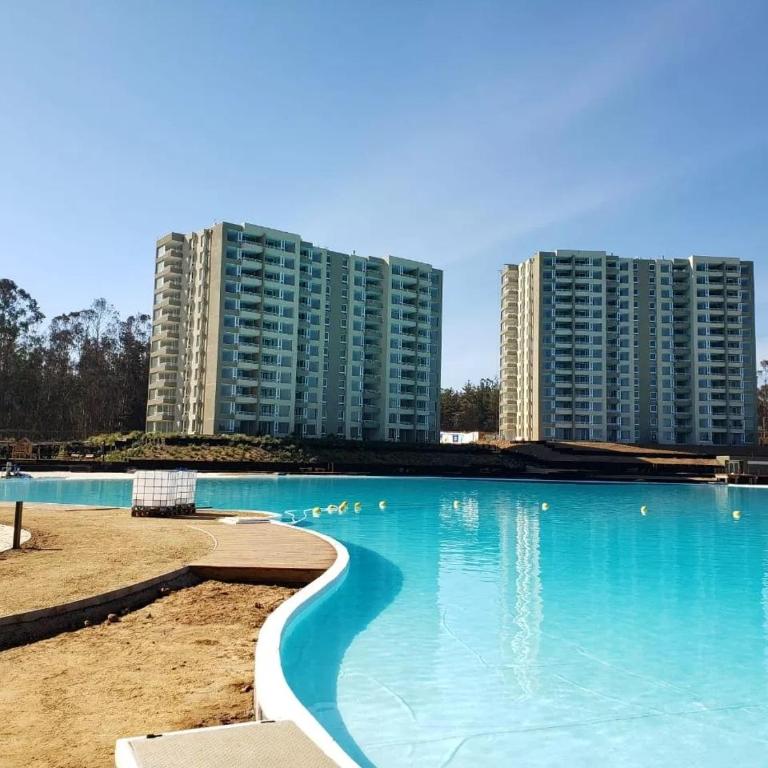 Departamento LagunaMar Las Cruces 3D2B Piscina y Estacionamiento kayak - Apartamento de 3 dormitorios - 27