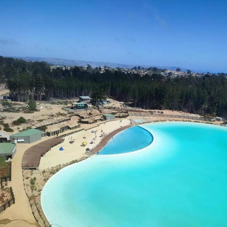 Departamento LagunaMar Las Cruces 3D2B Piscina y Estacionamiento kayak - Apartamento de 3 dormitorios - 35