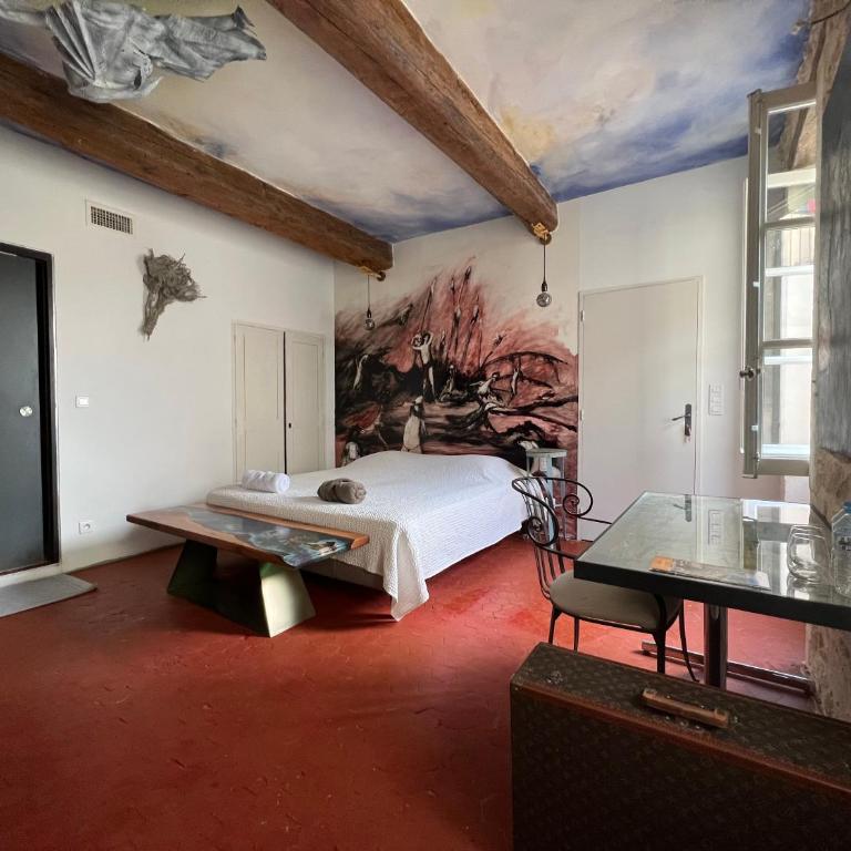 Le Regardeur - Chambre Double avec Salle de Bains Privative - 4
