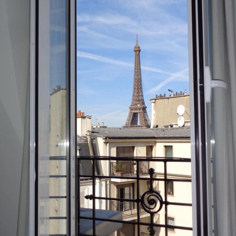 Hotel Royal Phare - Chambre Double Supérieure - Vue sur Tour Eiffel - 7
