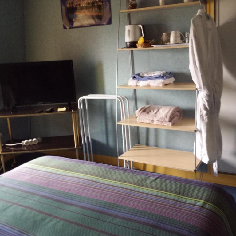 Chambres d'hôtes Olry - Chambre Double avec Salle de Bains Commune - 9