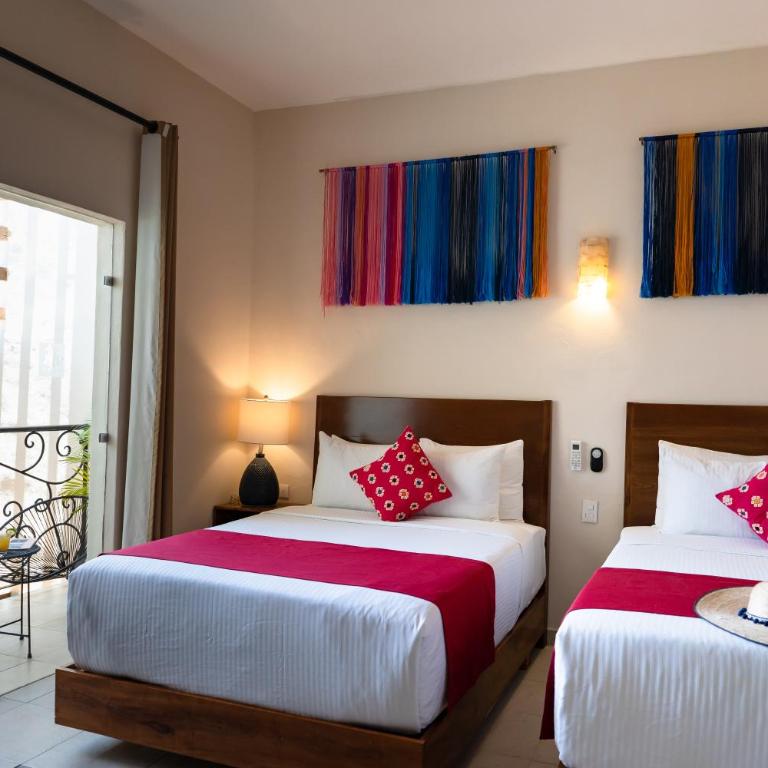 Le Muuch Hotel Boutique - Habitación Estándar con 2 camas grandes - 3