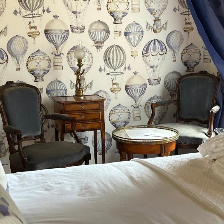 24H LE MANS Château de Lauresse chambres d'hôtes Luxe, avec services - Chambre Double avec Salle de Bains Privative - 4