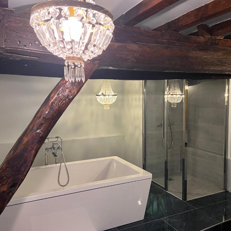 24H LE MANS Château de Lauresse chambres d'hôtes Luxe, avec services - Chambre Double avec Salle de Bains Privative - 9