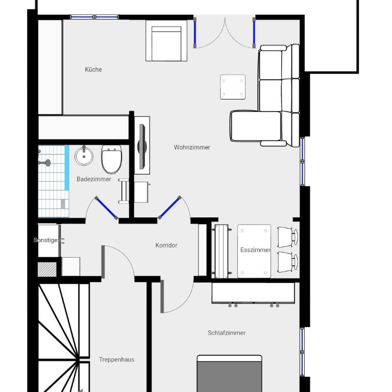 Ferienwohnung Alpentraum - Wildblume - Apartment mit 1 Schlafzimmer - 10