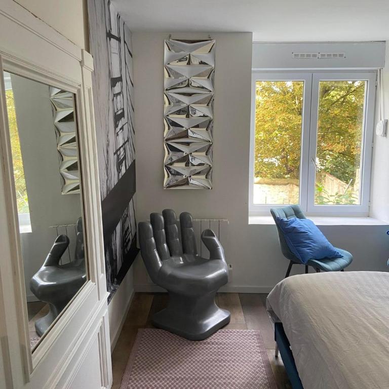 A 2h30 de Paris et Bruxelles, appt avec verger, centre historique, plages à proximité - Appartement 1 Chambre - 4