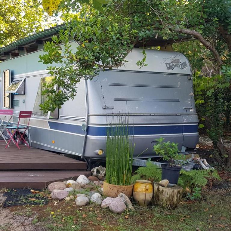 L'Hermitage au sein d'un jardin forêt près de l'océan - Caravane - 14