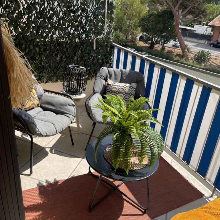 Terrasse plein sud, deux chambres double - Appartement 2 Chambres - 1