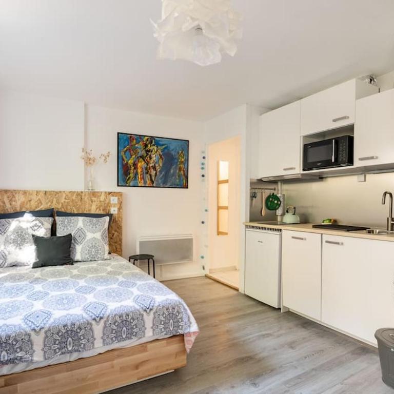 Studios avec parking, clim, balcon, proche tram - Monolocale con Vista Giardino - 6