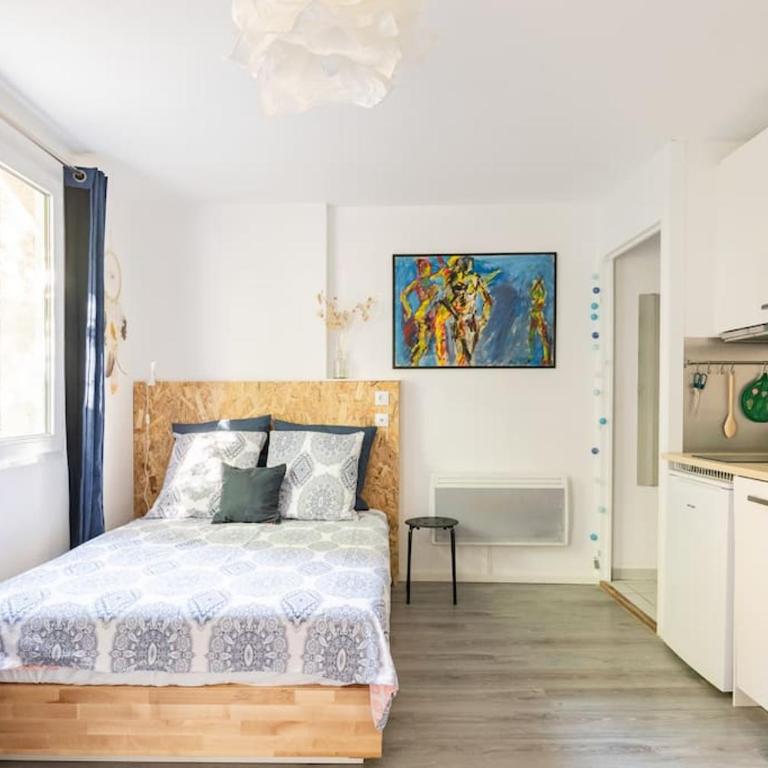 Studios avec parking, clim, balcon, proche tram - Monolocale con Vista Giardino - 22