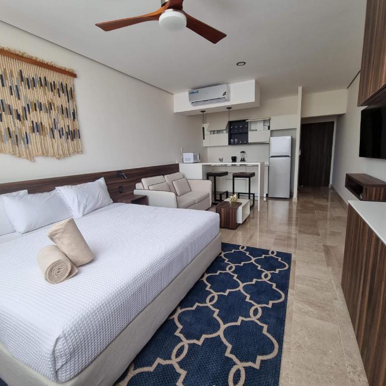 Cozy Studio Tulum 305 Netflix fast WiFi Pool - Estudio con cama extragrande - 11