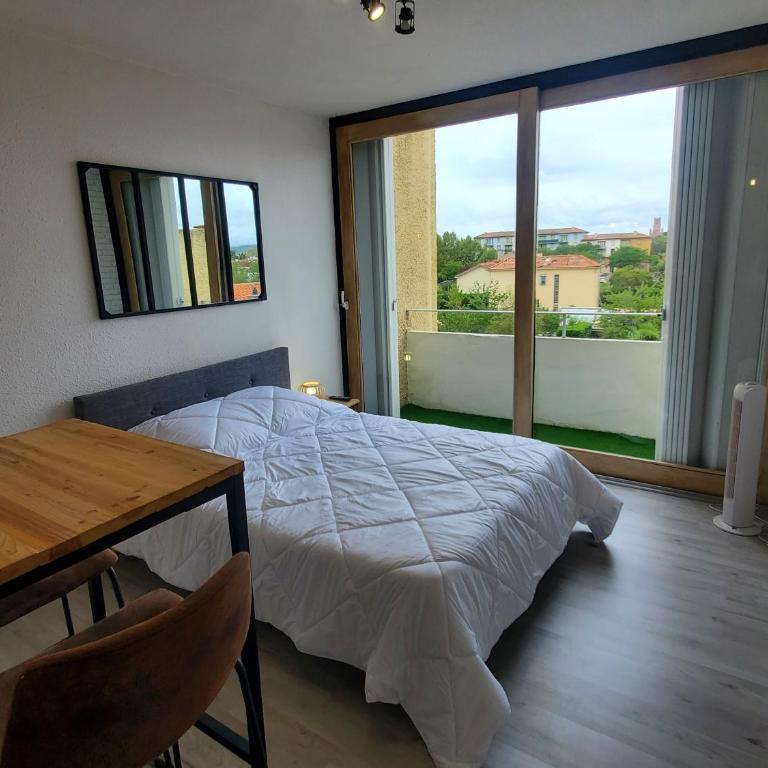 Studio avec balcon, vue sur jardins et cathédrale - One-Bedroom Apartment - 3